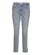 Mid Rise Skinny Ankle Blue Calvin Klein Jeans