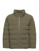 Mattis Puffer Jacket Kids Khaki Les Deux