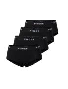 Pclogo Lady 4 Pack Solid Noos Bc Black Pieces