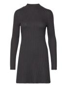 Short Knitted Dress Black Mango