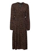 Recycled Polyester Dress Brown Rosemunde