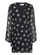 Enearth Ls Dress Aop 7004 Black Envii