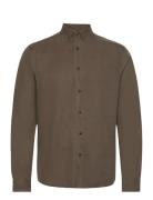 Carl Lyocell Shirt Khaki Lexington Clothing