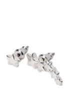 Ava Recycled Star Earrings Silver-Plated Silver Pilgrim