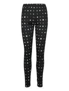 Pollux Ulzen Leggings Aop Black Mads Nørgaard