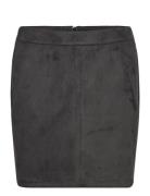 Vmdonnadina Fauxsuede Short Skirt Noos Black Vero Moda