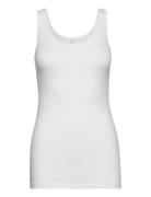 Onllive Love S/L Tank Top Noos White ONLY