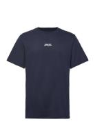 Cohen Brushed Tee Ss Navy Clean Cut Copenhagen