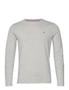 Stretch Extra Slim Fit Long Sleeve Tee Grey Tommy Hilfiger