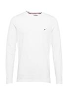 Stretch Slim Fit Long Sleeve Tee White Tommy Hilfiger