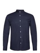 Yarn Dyed Oxford Superflex Shirt L/ Navy Lindbergh