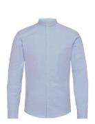 Oxford Manderin Superflex L/S Blue Lindbergh