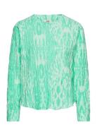 Chakra Fleur Shirt Aop Green Mads Nørgaard