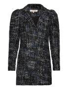 Carly Bouchle Blazer Black A-View