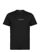 Embroidered T-Shirt Black Fred Perry