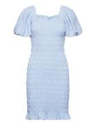 Rikko Solid Dress Blue A-View
