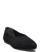 Biamarina Pointy Ballerina Suede Black Bianco