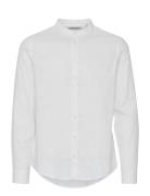 Cfanton 0053 Cc Ls Linen Mix Shirt White Casual Friday