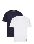 2 Pack Ss Lounge T-Shirt Navy Lyle & Scott Junior