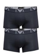 Mens Knit 2Pack Boxe Blue Emporio Armani