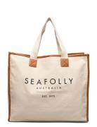 Carriedaway Canvas Tote Beige Seafolly