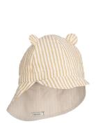 Gorm Reversible Seersucker Sun Hat Yellow Liewood