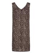 Kaisolde Amber Strap Dress Brown Kaffe