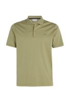 Smooth Cotton Slim Polo Green Calvin Klein