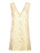 Cille Dress Yellow A-View