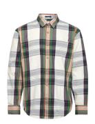 D1. Rw Rel Heavy Twill Check Town White GANT