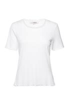 Florine Ss Top White A-View