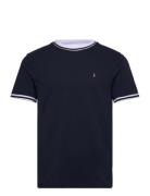 Org Piq Tee Ribbed T Blue Original Penguin