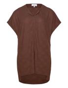 Fpjonie Tee 1 Brown Fransa Curve