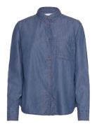 Jxcora Regular Chambray Shirt Noos Blue JJXX