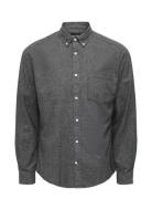 Onsniko Ls Melange Shirt Black ONLY & SONS