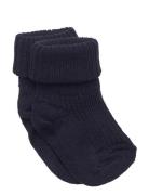 Cotton Rib Baby Socks Navy Mp Denmark