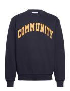 Deacon Sweatshirt Navy Les Deux