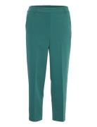 Kasakura Hw Cropped Pants Green Kaffe