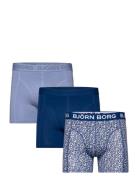 Cotton Stretch Boxer 3P Navy Björn Borg