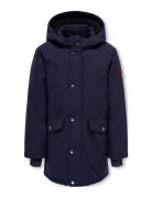 Kobnewoliver Parka Jacket Cp Otw Navy Kids Only