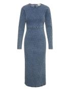 Rozeringz Long Dress Blue Gestuz