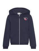 Cosy Heart Sweatjacket Navy Tom Tailor