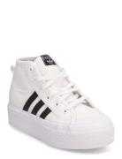 Nizza Platform Mid Shoes White Adidas Originals