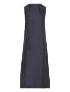 Lauryn Wood Dress Blue Hosbjerg