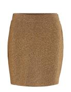 Vimynte Hw Short Skirt/Ka Gold Vila