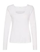 Jillkb Cut Out Tee White Karen By Simonsen