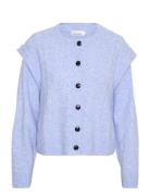 Kirstenkb O-Neck Cardigan Blue Karen By Simonsen