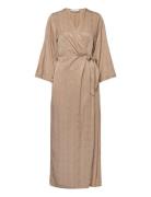 Slftyra 34 Ankle Wrap Dress B Brown Selected Femme