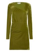 Cmvelvet-Short-Dress Green Copenhagen Muse