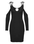 Viscose Jersey Stretch Mini Dress Black HAN Kjøbenhavn